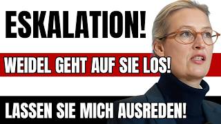 💥 Weidel ZERLEGT Moderatorin: „Lassen Sie mich ausreden!“ – Der Schlagabtausch zum Wahlsieg!