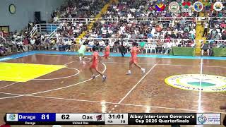 Daraga battles United Oas — Round 2: Quarterfinals of the Albay Inter-Town Governor’s Cup 2026