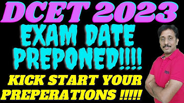 DCET 2023 EXAM DATE PREPONED!!!! ALLERT???? |ND ACADEMY RECORDED VIDEO & MCQ TEST COURSE