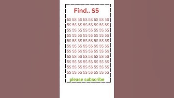 FIND OUT👁️S5👁️#IQtest#Eyetest#Math#Gk #BrainExercise#Puzzle#yt #Quiz#Learn#Reels#Views #Viral#Shorts