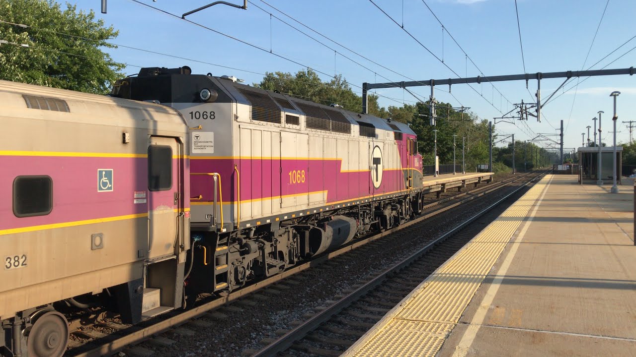 Amtrak & MBTA Commuter Rail Evening Northeast Corridor Action @ Route 128 (7/27/20)