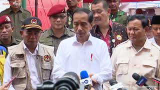 Keterangan Pers Presiden Jokowi Usai Jenguk Korban Terdampak Bencana Gempa Cianjur, 24 November 2022