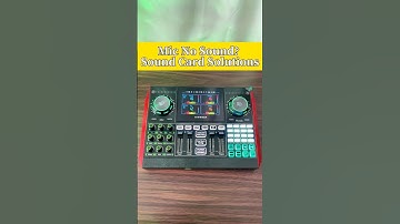 Mic No Sound? Sound Card Solutions  #Tenlamp #neculogy #CryoSurf #Audio Mix #sound card #sound board