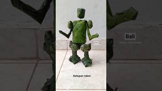 kreasi ketupat robot Transformer