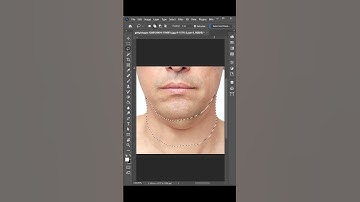 Quick & Easy Remove Double Chin in Photoshop | Adobe Photoshop Shorts