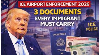 ICE Airport Enforcement 2026 3 Documents Every Immigrant Must Carry