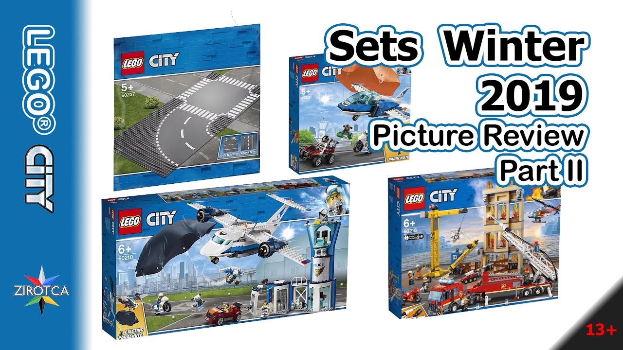 LEGO City Winter Sets 2019 - Picture Review Part II | 60208 | 60209 | 60210  | 60216 | 60236 | 60237 - YouTube
