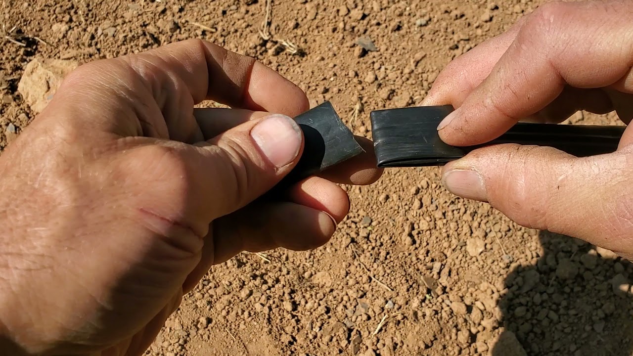 Drip Tape end closure / termination. YouTube