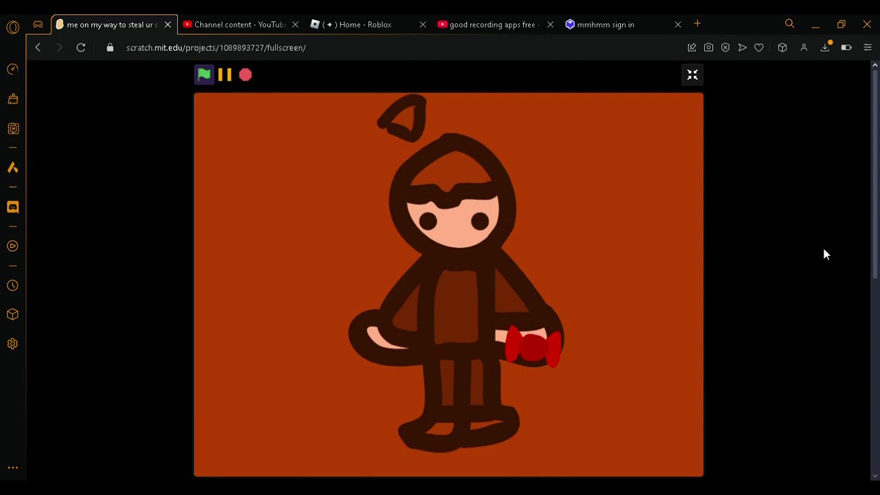 me on my way to steal ur candy (slight volume warning)