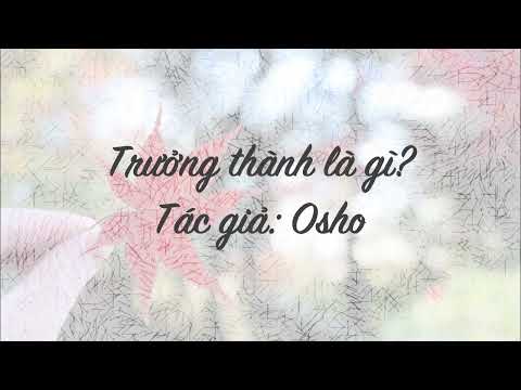 Video Trưởng thành là gì? | Sách nói Osho - youtube