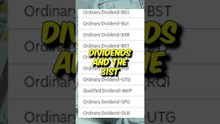 BIGGEST Dividend Payday For My $470,000 Portfolio #Shorts