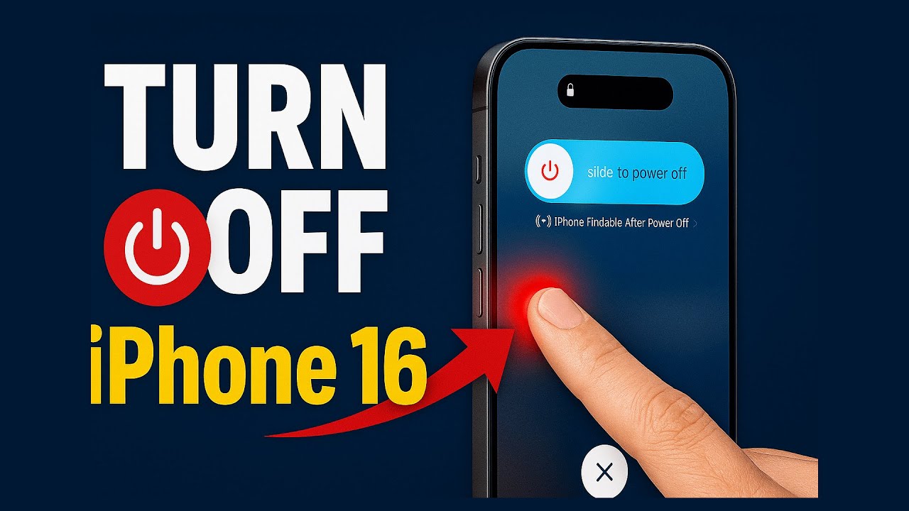 How to Turn Off iPhone 16 (Fast & Easy) Without Pressing Buttons - YouTube