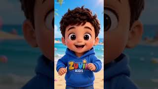 🌈Zuvin Kids Beach Dance Song 🏖️|Fun Kids Music & Rainbow Adventure #musicforkids #kids #zuvin