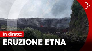 LIVE Etna, la colata lavica in diretta dalla Valle del Bove: diretta video