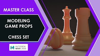 Celebrity Autodesk Maya - Props Modeling - Chess Pieces - 01 Profile
