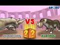 Rhino vs Warthog | Animal Fun Arena [S1E9] | SPORE