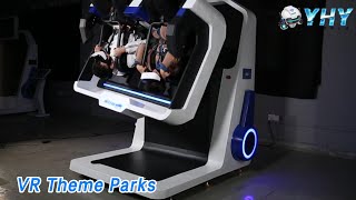 Immersive Motion VR Theme Parks 2 Seats 360 Degree Roller Coaster