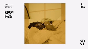 Quick Photoshop Tutorial: Golden Hour Filter Effect