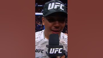 Joshua Van is watching the co-main event closely! 👀 #ufc317