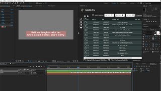 Subtitle Pro - How it works After Effects (日本語字幕付)