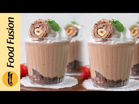 Ferrero Rocher Mousse Cups – Eid Special Dessert Recipe by Food Fusion