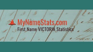 How popular is the name VICTORIA video
