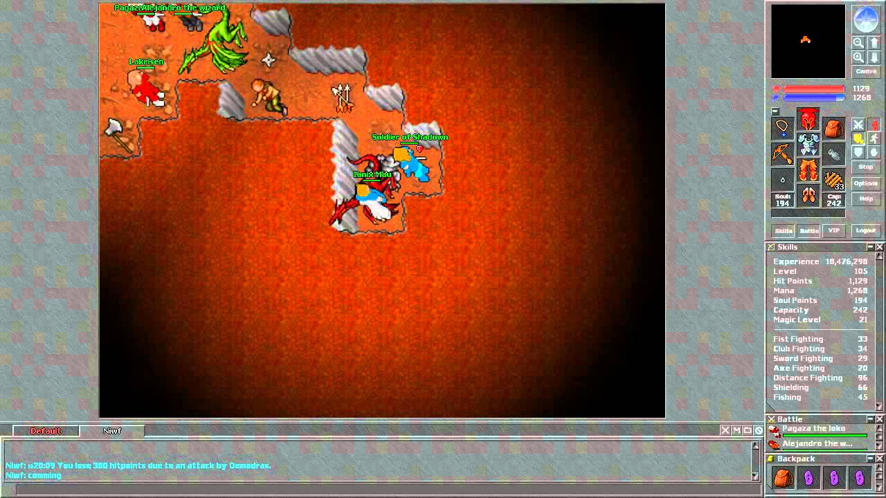 Tibia [7.6] Demodras - YouTube