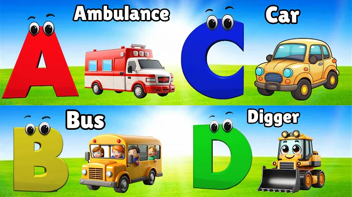 ABC Song Phonics, Transportation Song, ABC Song, Alphabet Educational Song A to Z for kids