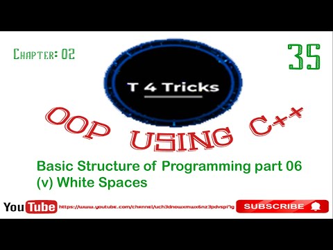 White Spaces in C++ |  C++ tutorials for beginners# 35