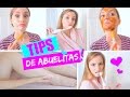 TIPS DE ABUELITAS que ¡SI FUNCIONAN! | 5 Trucos que te sacarán de apuros | Katie Angel c/ Caro Ortiz