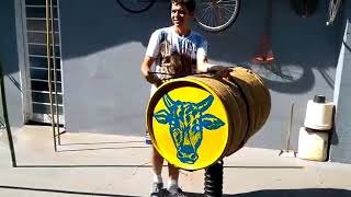 Este É Quem Construiu O Touro Mecânico Edinho Meu Sobrinho