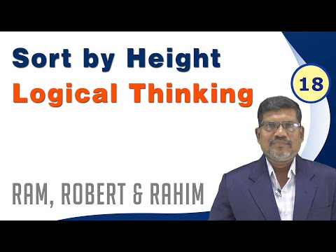 #18. Sort by Height | Ram, Robert & Rahim