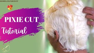 HOW TO💫 PIXIE CUT QUICKWEAVE Like a PRO🔩613 BLONDE TUTORIAL  | MODEL CAM | Beginner Friendly | ASMR