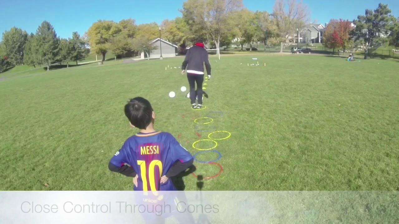 SOCCER DRILLS 54 - Improve Footwork, Ball Control, Agility ...
