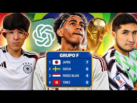 LA IA PREDICE del MUNDIAL 2026🏆CHAT GPT PRONOSTICA el GRUPO E a H