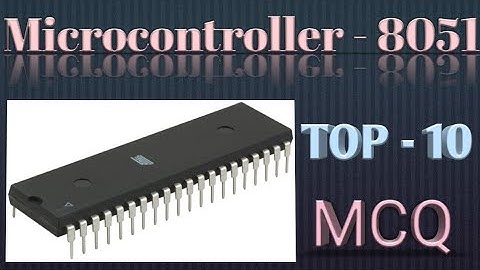 Microcontroller 8051|| MCQ previous year asked in various Exams.||GATE|| ISRO ||DRDO||BARC