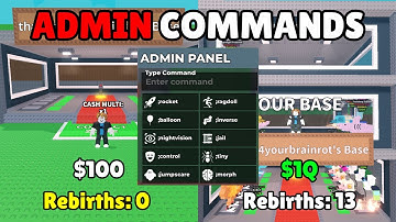 I Went From NOOB to PRO Using ADMIN COMMANDS In Steal a Brainrot!