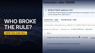 Detection Rule Change History and One-Click Rollback in Elastic Security 9.5