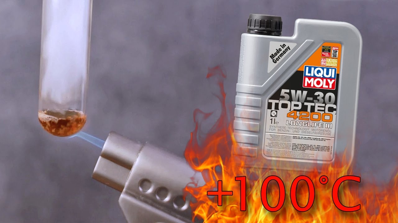 Liqui Moly Top 4200 5W30 Longlife How clean is engine oil? Test above - YouTube