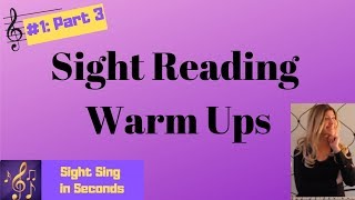 1 Minute Sight Reading Warm Ups