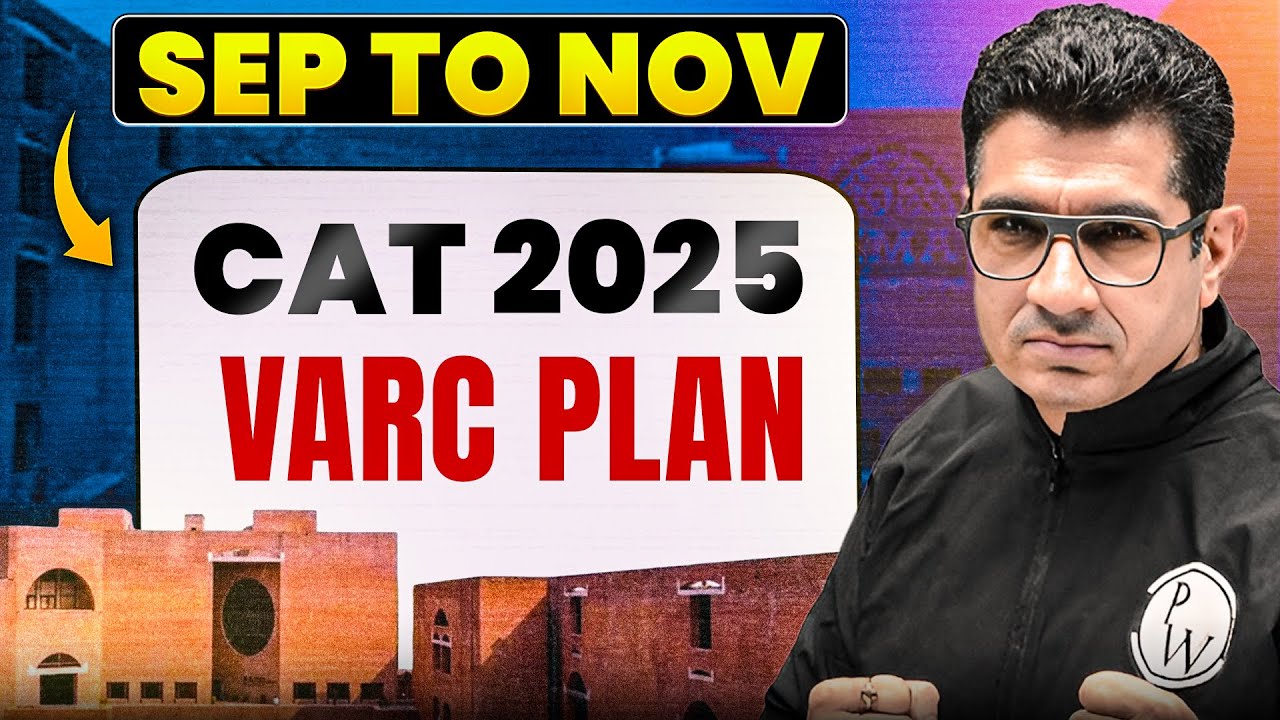 September to November VARC Plan | CAT 2025 Preparation - YouTube
