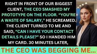 The CEO Smashed My Prototype On The Floor In Front Of Our Biggest Client, Then He Asked For My