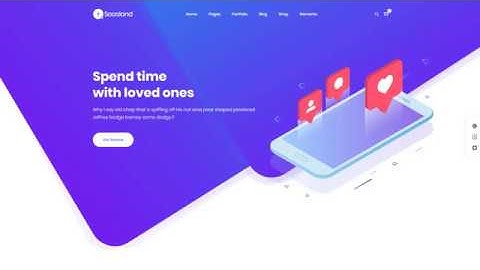 App Showcase Landing Page Demo Preview | Saasland MultiPurpose WordPress Theme