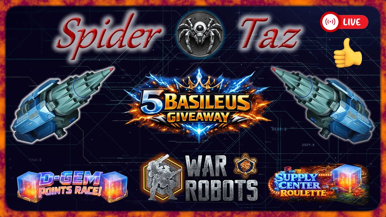 War Robots [WR] LIVE | GIVEAWAY BASILEUS X 5 | #WRWinBasileus