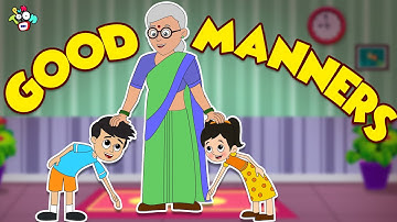 Good Manners | What to say when | Hindi Stories | Hindi Cartoon | हिंदी कार्टून | Puntoon Kids
