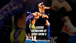 A Classic Showdown At Supershow 2 #wwe #wcw #njpw #steiner  #prowrestling #90swrestling #fyp