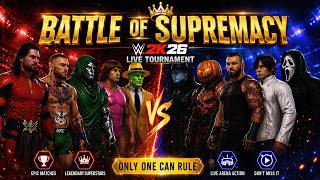 BATTLE OF SUPREMACY 3 BEGINS BWE CUSTOM SUPERSTAR WWE 2K26 #gaming #live #wwe #short #wwe2k26