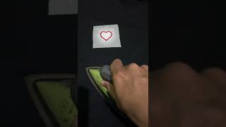 Iron-on Glowing Heart PSHT Logo #shorts