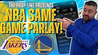 Lakers vs Warriors NBA Player Props & Same Game Parlay! | NBA Picks and Props
