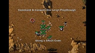 Command & Conquer NOD (Rveal Map) Short Playthrough using a PS1 Cheat Code :D #Playstation #Sony